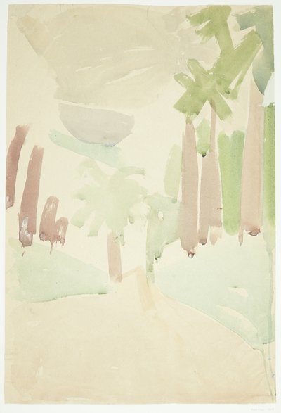 Landscape with Palms, South France by Edvard Weie
