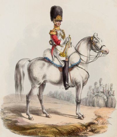 1st Life Guards, Trumpeter by Edward (after) Hull