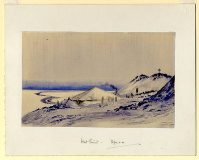 Hut Point, 1911 by Edward Adrian Wilson