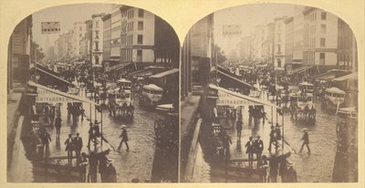 Broadway on a Rainy Day by Edward Anthony