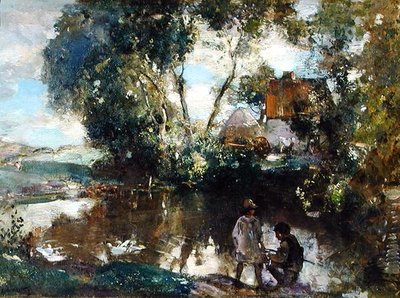 The Pool by Edward Arthur Walton