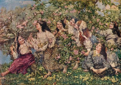 A Spring Roundelay by Edward Atkinson Hornel