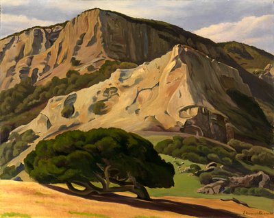 Oaks and Rocks--San Luis Obispo, 1930 by Edward Bruce
