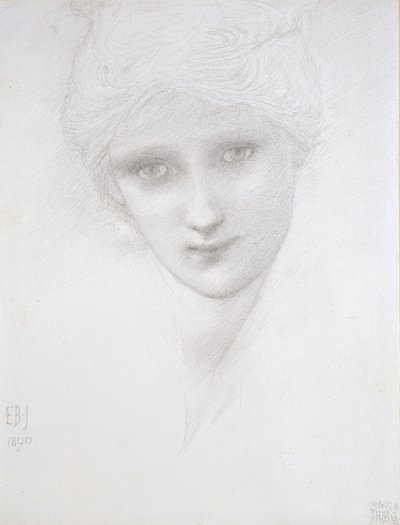 Head of a Woman by Edward Burne Jones