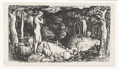 Ideal Pastoral Life by Edward Calvert