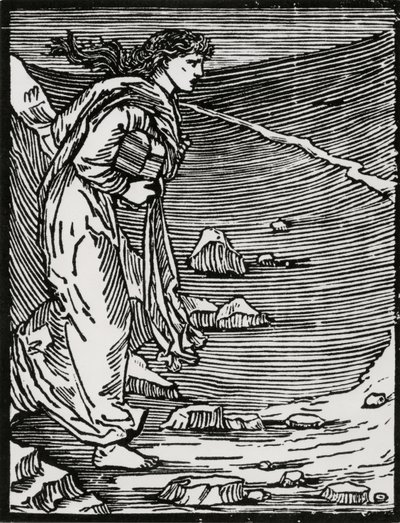 Coming Out into Hell by Edward Coley (after) Burne Jones