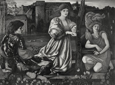 The Love Song by Edward Coley (after) Burne Jones