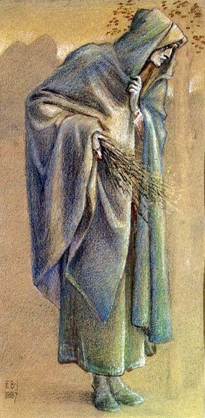 Cloaked Figure by Edward Coley Burne Jones