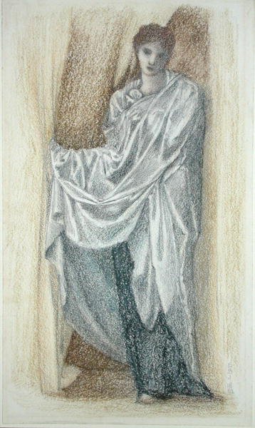 Figure Study by Edward Coley Burne Jones