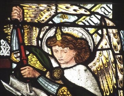 St. Michael by Edward Coley Burne Jones
