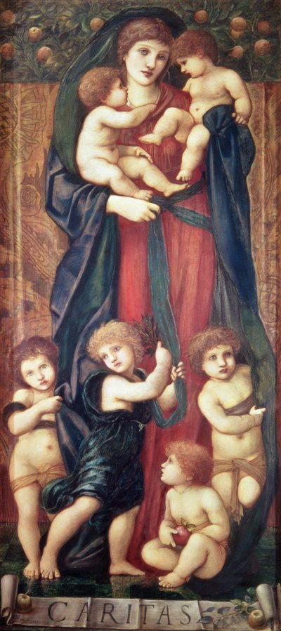 Caritas, 1867 by Edward Burne Jones