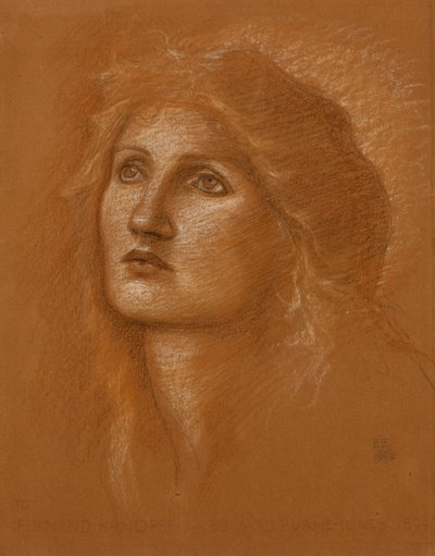 Head of a Woman by Edward Burne Jones