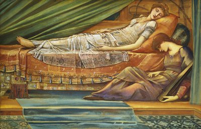 The Sleeping Princess, c.1886-88 by Edward Burne Jones