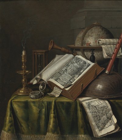 Vanitas Still Life by Edward Collier
