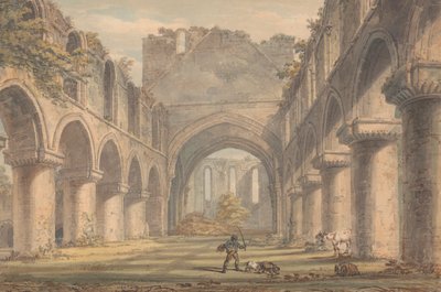 Buildwas Abbey, Shropshire by Edward Dayes