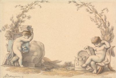 Allegory of Drawing by Edward Francis Burney