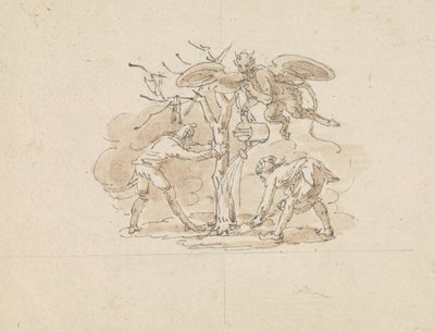Fools Planting a Tree by Edward Francis Burney