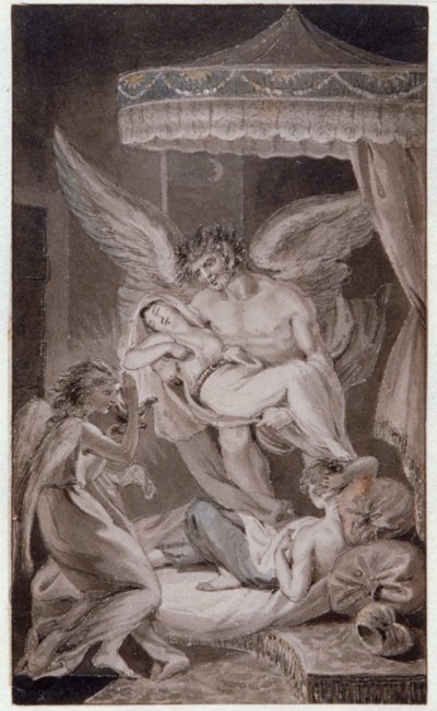 Genius Bearing the Soul Aloft, c. 1780-1848 by Edward Francis Burney