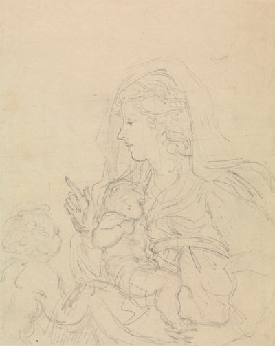 Madonna and Child by Edward Francis Burney