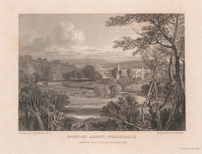 Bolton Abbey, Wharfdale by Edward Francis Finden