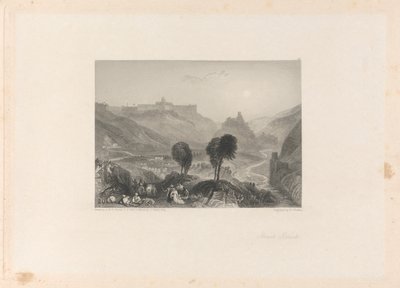Mount Moriah by Edward Francis Finden