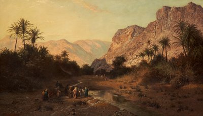 Rephidim, Desert of Sinai by Edward Henry Holder