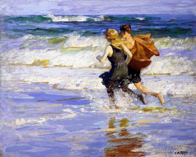 At the Beach by Edward Henry Potthast