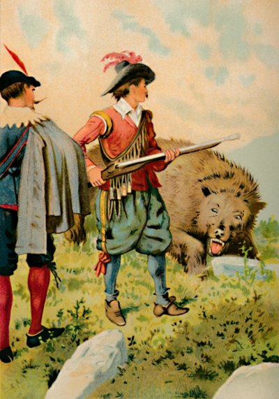 The Soldier and the Bear by Edward Henry Wehnert