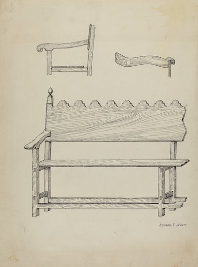 Mission Bed by Edward Jewett