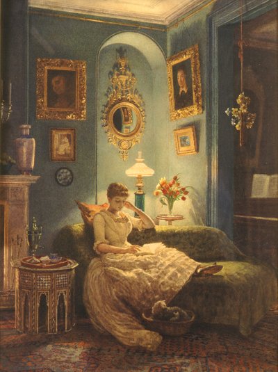 An Evening at Home by Edward John Poynter