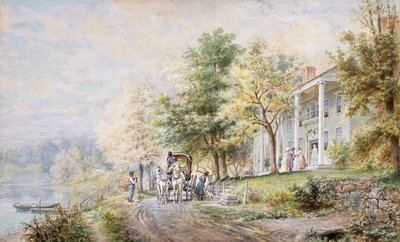 Receiving Guests, 1898 by Edward Lamson Henry