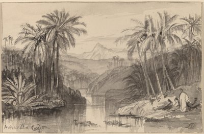 Avisavella, Ceylon by Edward Lear