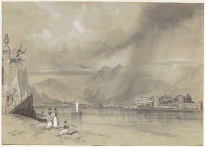 Isola Bella, Lago Maggiore by Edward Lear