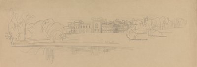 Knowsley Hall by Edward Lear