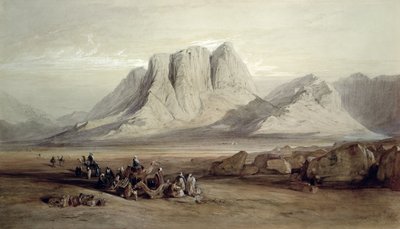 Mount Sinai by Edward Lear