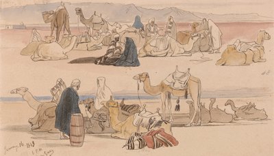 Near Suez by Edward Lear