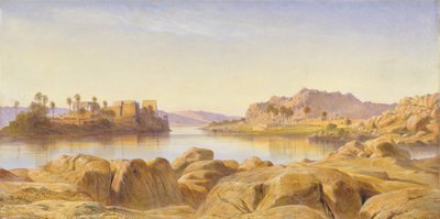 Philae, Egypt by Edward Lear
