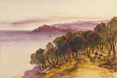 Porto Maurizio by Edward Lear