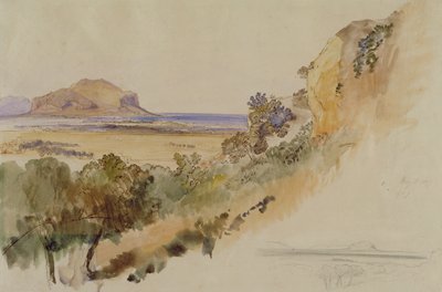 View near Palermo by Edward Lear