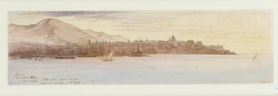 View of Genoa by Edward Lear