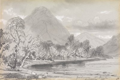 Yewbarrow, Wastwater, 16 September 1836 by Edward Lear