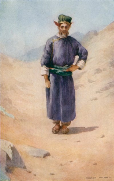 A Ladaki in Summer Costume by Edward Mary Joseph Molyneux