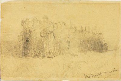 The Night March by Edward Mitchell Bannister