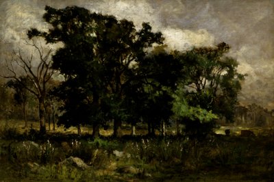 Tree Landscape, 1877 by Edward Mitchell Bannister