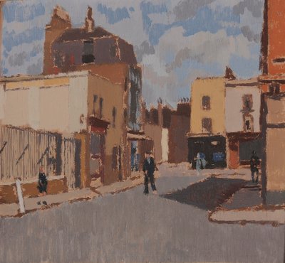 Street in Spring by Edward Morland Lewis
