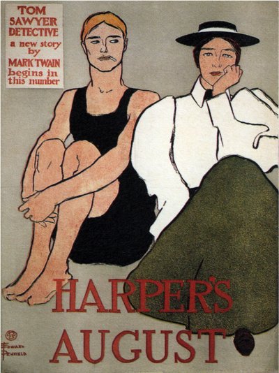 Harpers August, 1896 by Edward Penfield