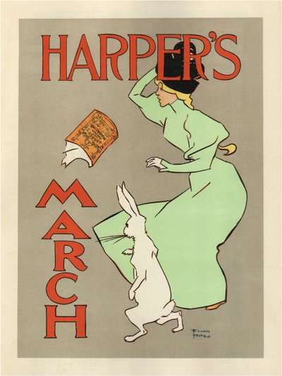 Harpers March, 1894 by Edward Penfield