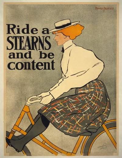 Ride a Stearns and be content by Edward Penfield