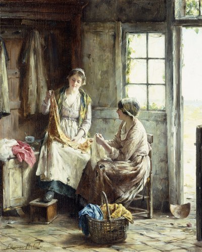 The Favorite Shawl by Edward Portielje