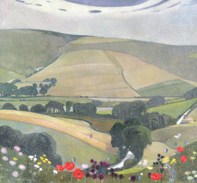 Thunderbarrow Hill, near Bramber by Edward Reginald Frampton